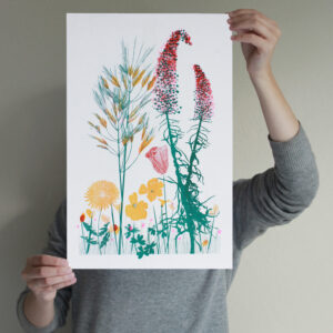 Flowers print by Rute Nieto Ferreira